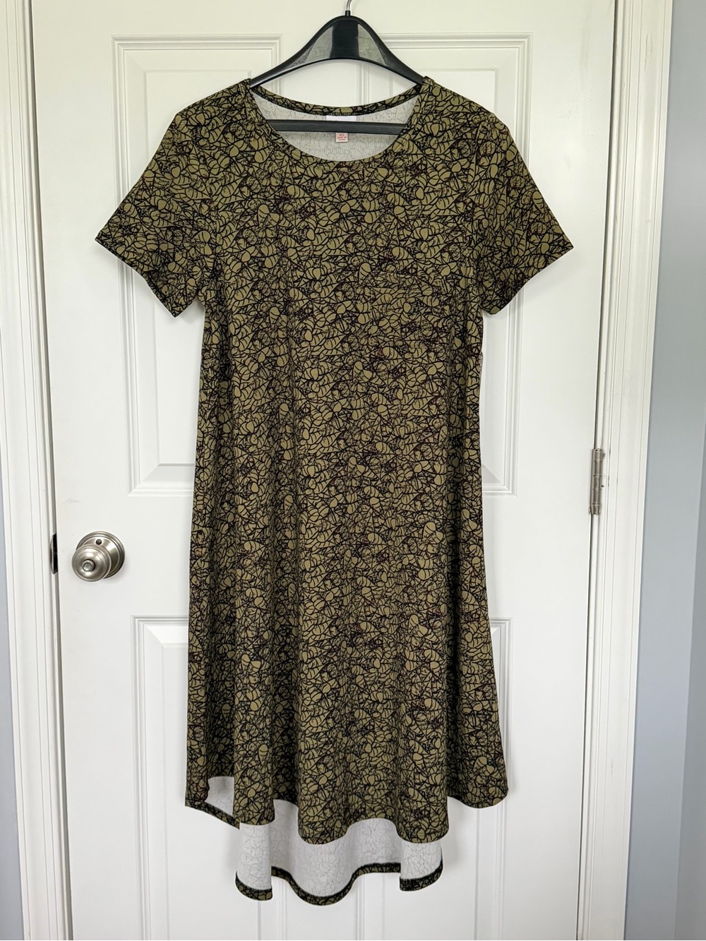 LuLaRoe Olive/Black Hi-Low Dress